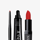 JEANBAE's Pucker Party Power Pop Lip Kit features the Mechanical Lip Pencil in Brick, Mentha Lip Gloss, and Lipstick Xtreme in Marilyn.
INCLUDES Mechanical Lip Pencil in Brick Mentha Lip Gloss Lipstick Xtreme in Marilyn